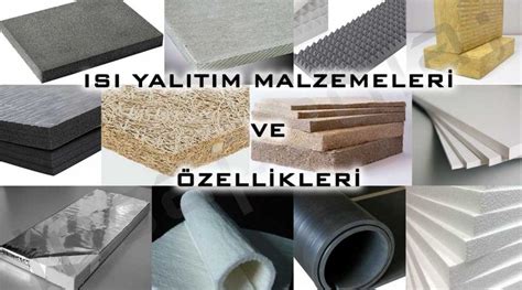 Isı Yalıtımı Malzemeleri